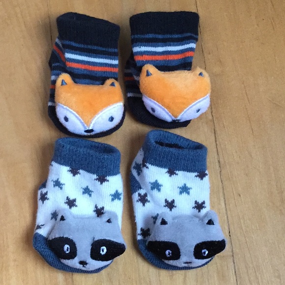 Other - Baby Rattle Socks Bundle 🦊
